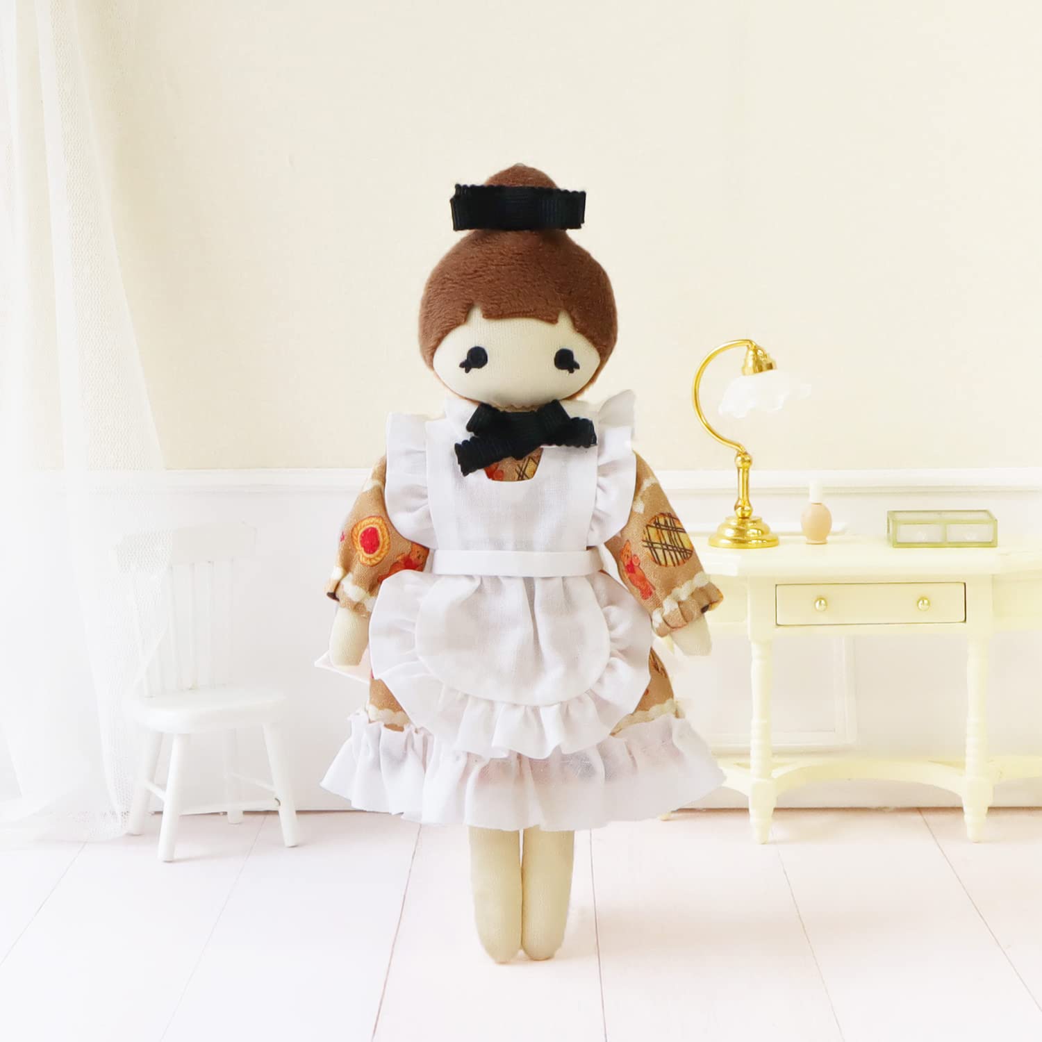 低価，お得】 ハンドメイド ドールワンピース&ドレスエプロン set