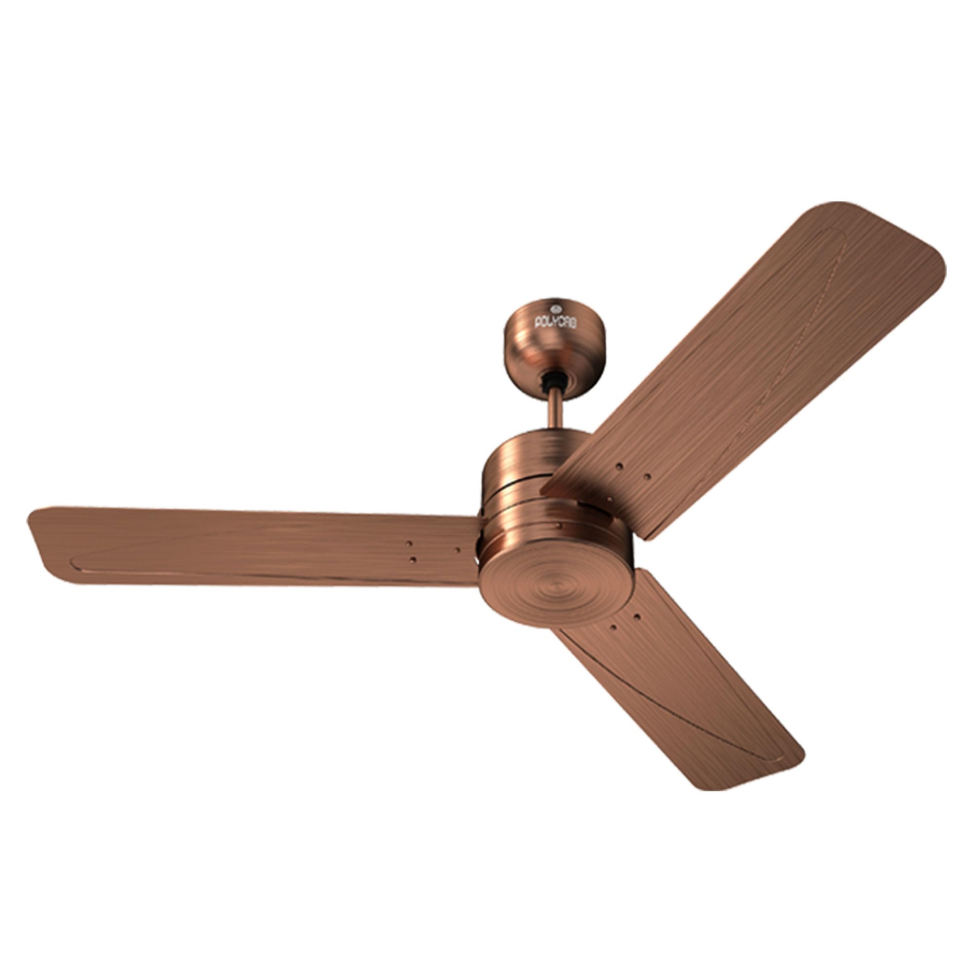 Polycab Superia SP07 1200mm Premium Designer Ceiling Fan for home | Metallic Finish | High Speed | 100% Copper Winding Motor | Rust-Proof Aluminium Blades | 2 years warranty【Brushed Copper】 (B08T7TJCKR) Amazon Price History, Amazon Price Tracker