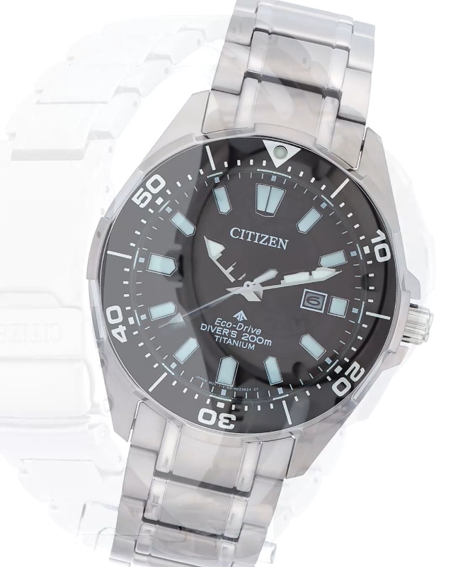 Amazon | [Citizen] 腕時計 メンズ エコ・ドライブ ダイバー200m 防水  