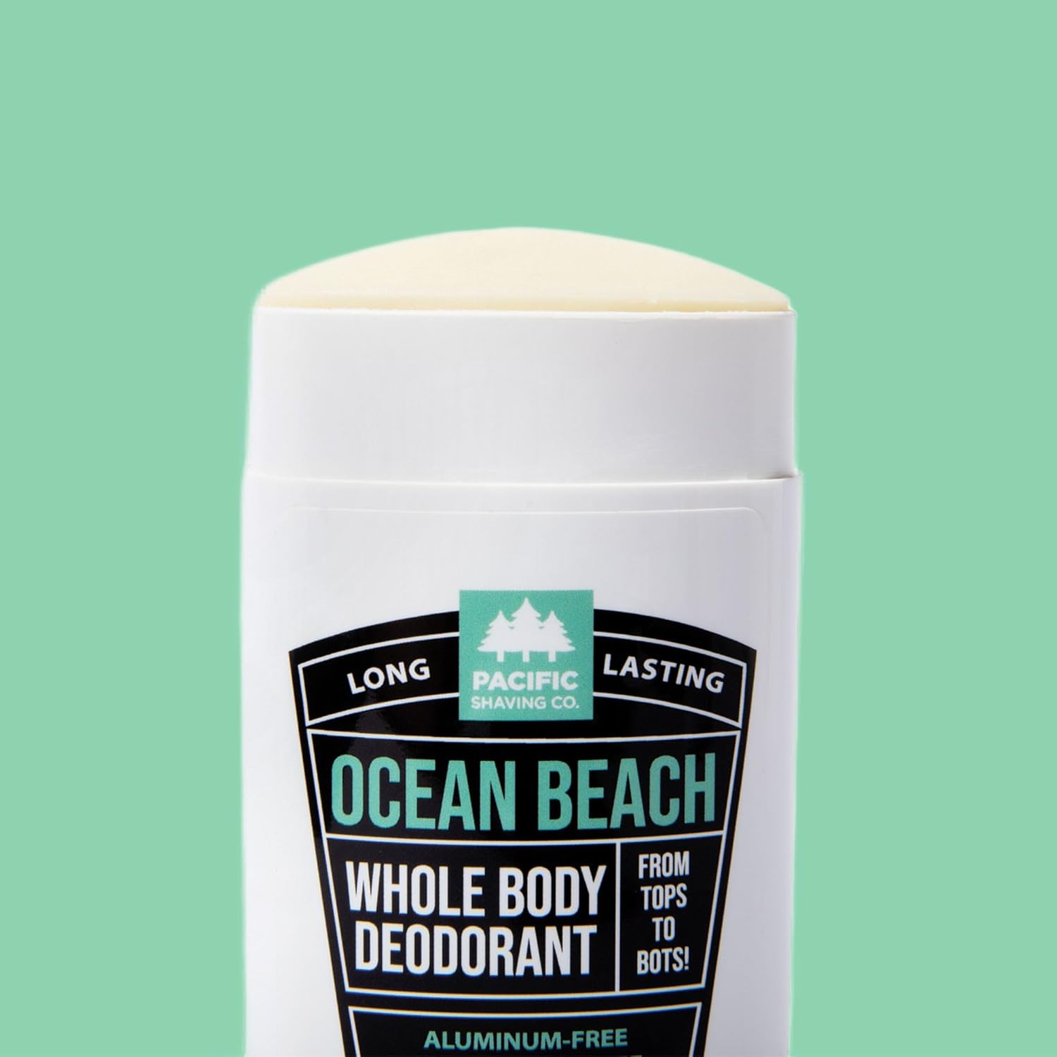 Pacific Shaving Company Whole Body Aluminum Free Deodorant for Men - Gentle, Plant- Based + Paraben-Free - All Day Odor Control Men's Deodorant Pack - Clear Glide - Ocean Beach (2.65 Oz, 2 Pack)