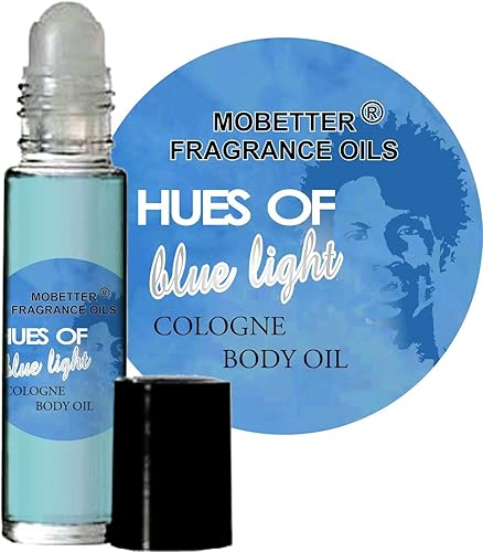MOBETTER FRAGRANCE OILS Hues of Blue Light - Aceite corporal para hombre MOBETTER FRAGRANCE OILS Hues of Blue Light - Aceite corporal para hombre