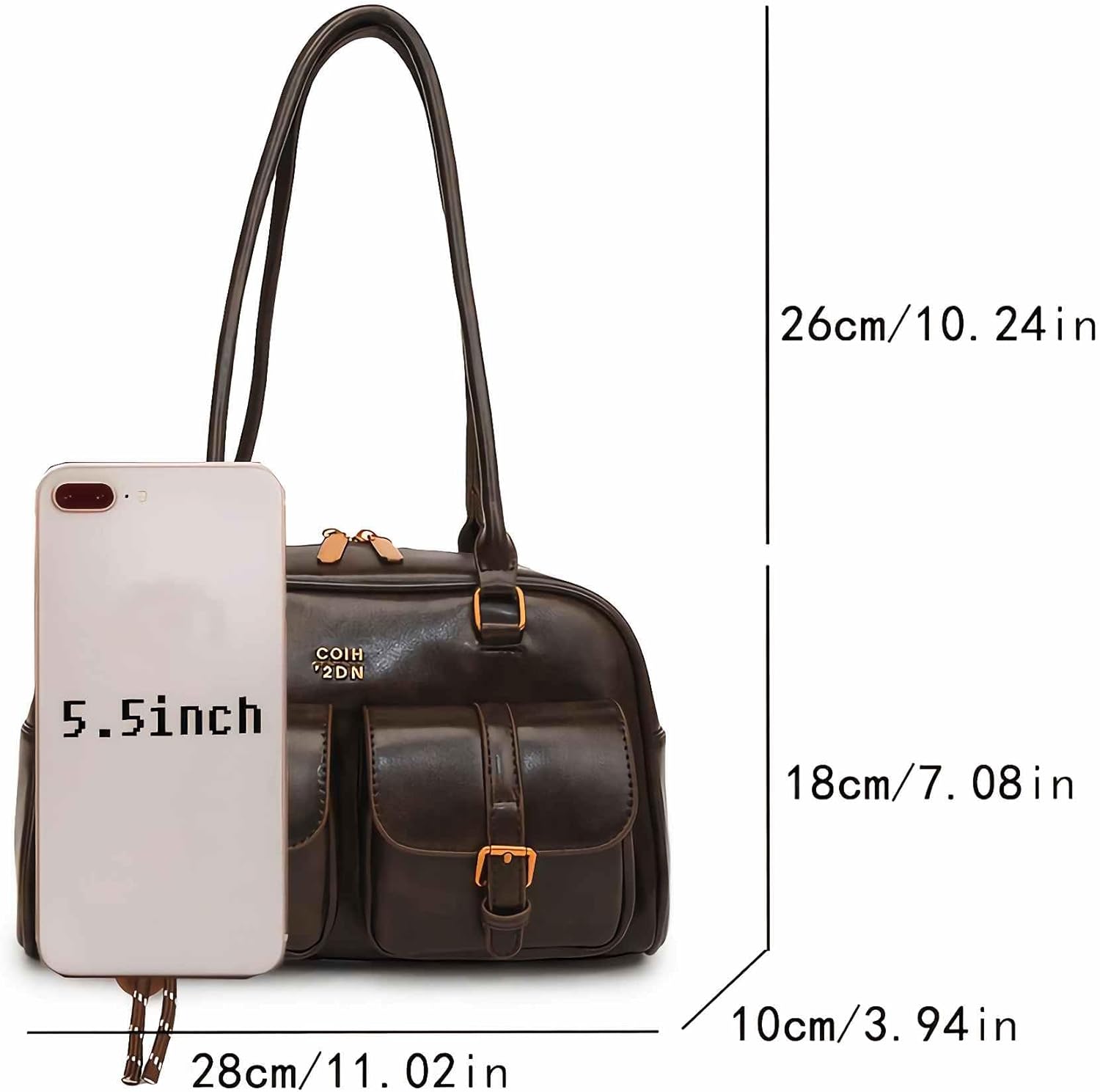 vintage shoulder bag for women, stand oil bag handbags, small cute y2k leather purses, brown hobo bags bolsos para mujeres, summer popular designer purses for women 2025 - Image 6
