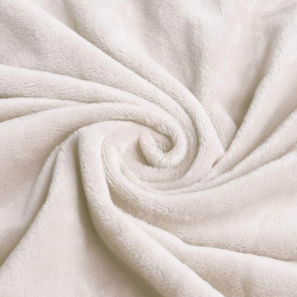 American Baby Company Heavenly - Sábana Bajera Ajustable de felpilla Suave para Cuna, 71 x 132 cm, cálida y acogedora, sábana de felpilla Neutra, Color Marfil, para niños y niñas, se Adapta a