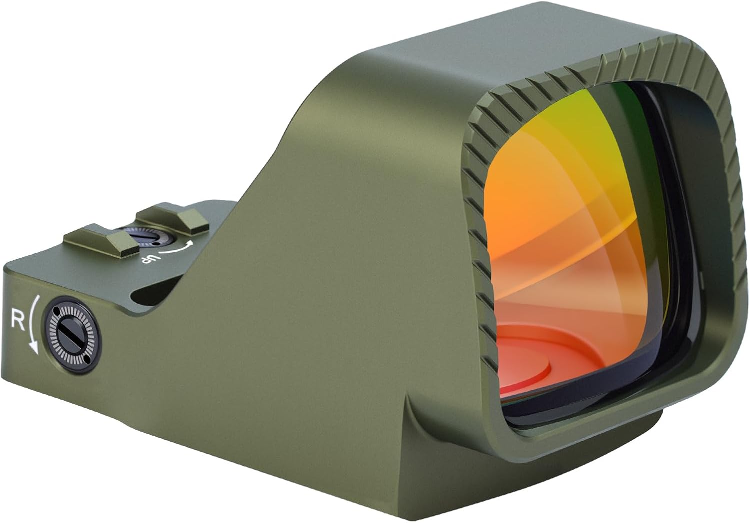 6 MOA Large Window Red/Green Dot Sights - GOWUTAR GP-9 RMR Footprint Red Dot Optic - Motion Awake - 7075 Aluminum IPX7 Waterproof Open Reflex Sights