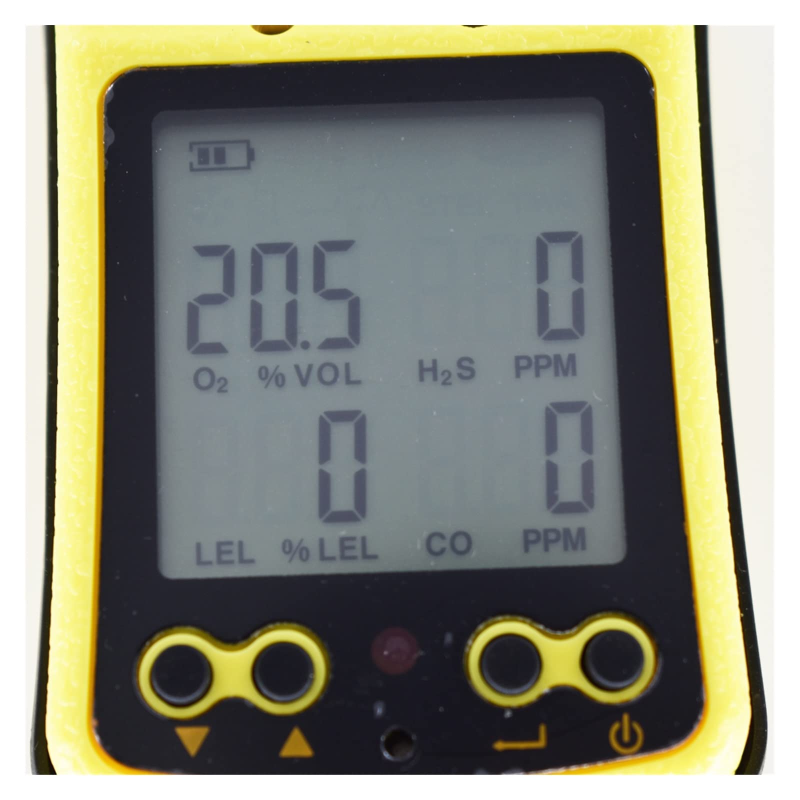 Gaswarngerät, Smart Sensor AS8900 Tragbarer Multi-Gasdetektor Monitor 4 in 1 O2 H2S CO Brennbares Gas Sauerstoff Schwefelwasserstoff Kohlenmonoxid