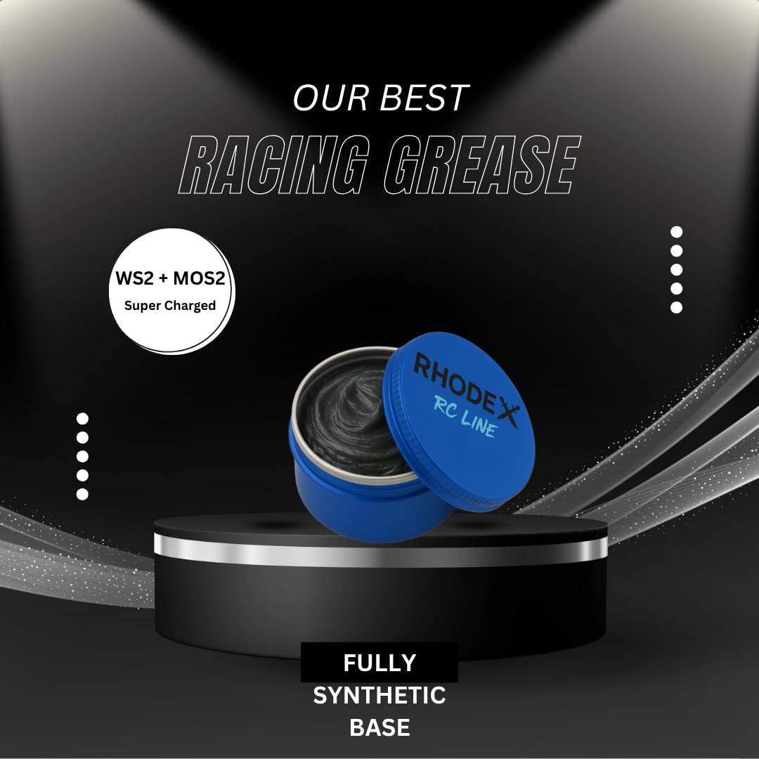 Rhodex RC Line Racing Grease Pro 10g - MoS₂ & WS₂ Fortified Synthetic - Ultimate High-Performance RC Racing Lubricant - Image 2
