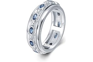 Anxiety-Relieving Turtle Ring: Sterling Silver Spinning Ring for Women