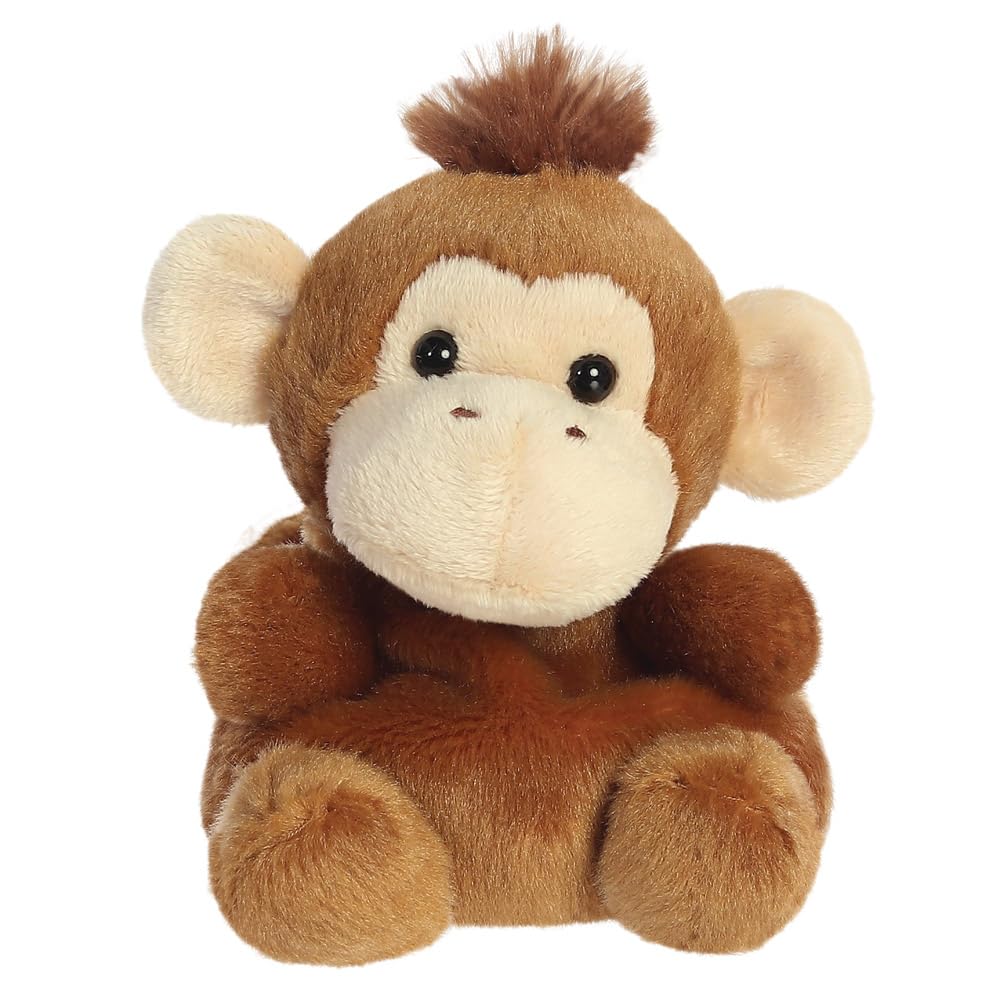 Aurora, 33857, Palm Pals Boomer Monkey, 5In, Soft Toy, Brown, 13cm