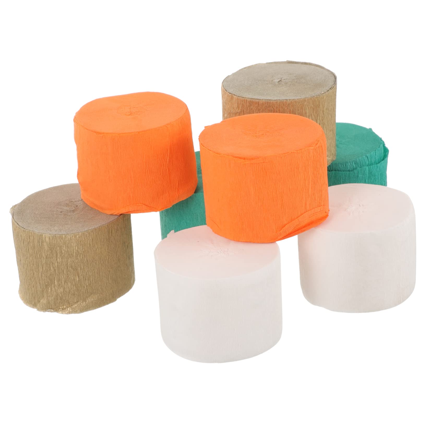 Cabilock 3 Juegos De Serpentinas De Papel Crepé Prácticas Cintas Decorativas De Papel Para Decoración De Bodas Y Festivales 8 Rollos X 3