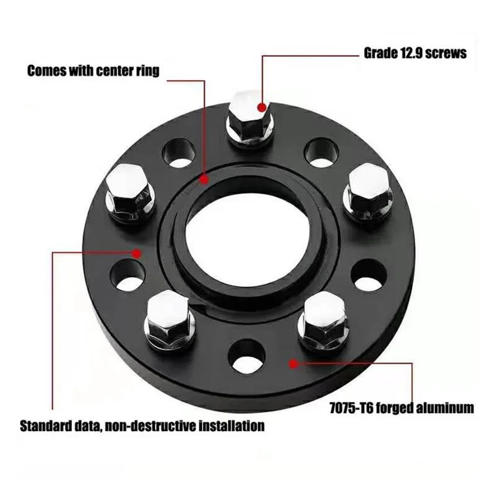 Juntas Cubo Rueda Ensanchadas Separadores Rueda Para Mercedes Para Benz Kit Ensanchamiento 5x112 Centrado En Buje Adaptador Aluminio 66,6 Mm(20mm)