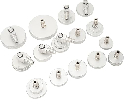 Miniatura 8 de Kit adaptador de purga de líquido de frenos, juego de adaptadores de cilindro maestro a prueba de fugas, adaptador universal para automóviles