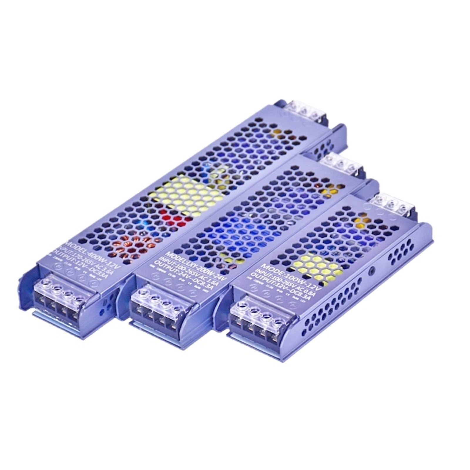 Alimentation de bande 12V 24V 48V transformateur LED 300W extra plat