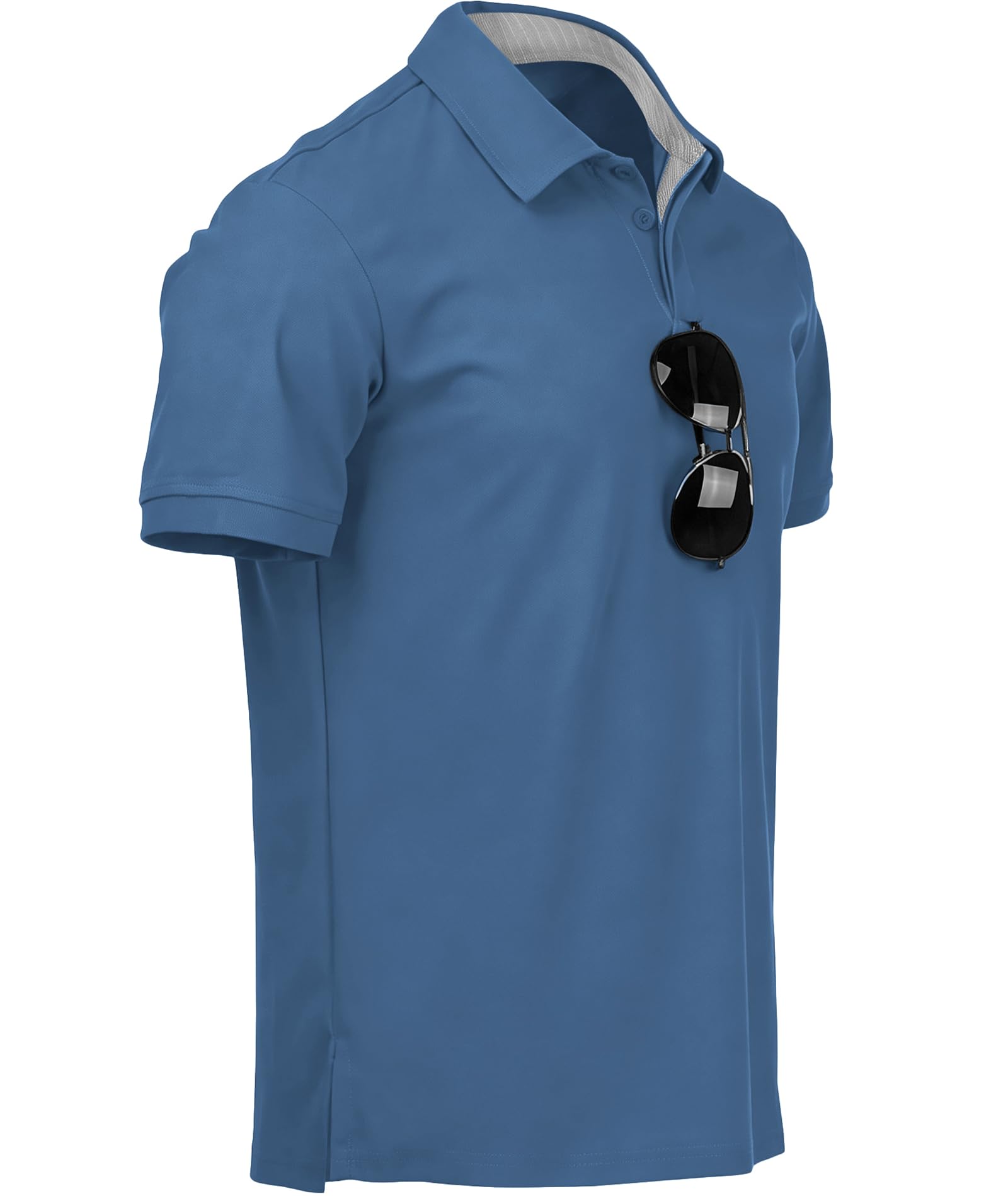 Elainone Poloshirt Herren Kurzarm 65% Baumwolle Sommer Golf Tennis Polo Shirt Regular Fit für Sport