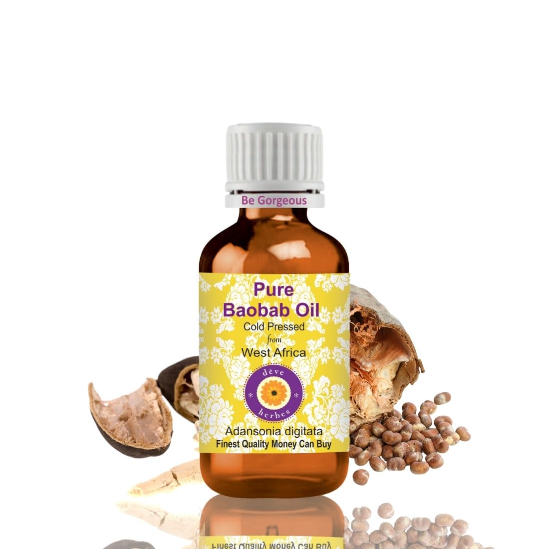 Deve Herbes Pure Baobab Oil (Adansonia digitata) | Cold Pressed | Natural | Undiluted | For Diluting Essential Oils | For Skin & Massage | Men & Women | 15ml-image-39