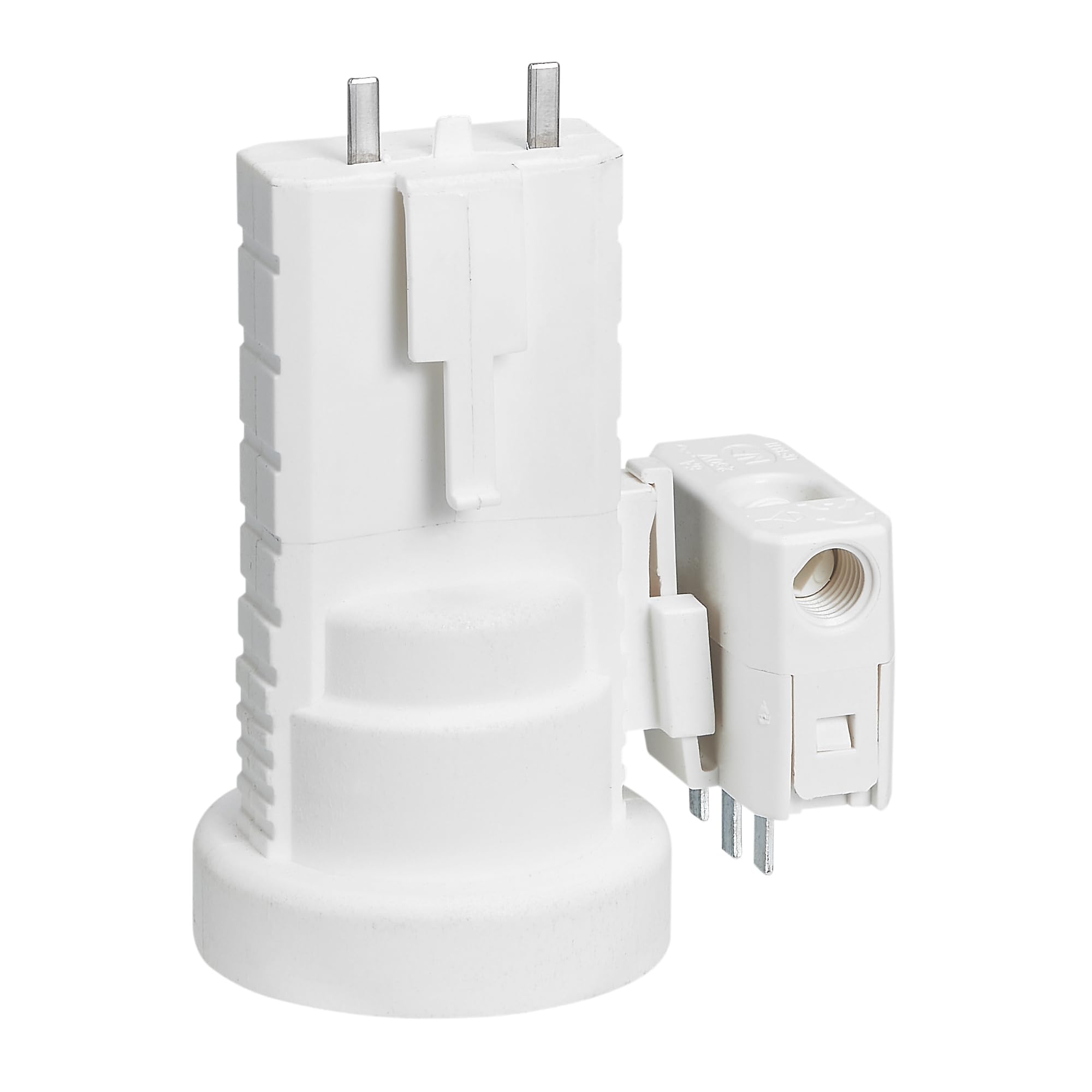 Legrand 060135 DCL E27 Douille Compacte LiVrée avec Fiche, Blanc