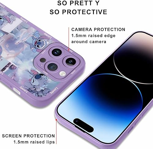 Miniatura 6 de Paquete de 2 bonitas fundas de teléfono de dibujos animados para iPhone 11 Pro MAX de 6.5 pulgadas, fundas protectoras de personajes divertidos de
