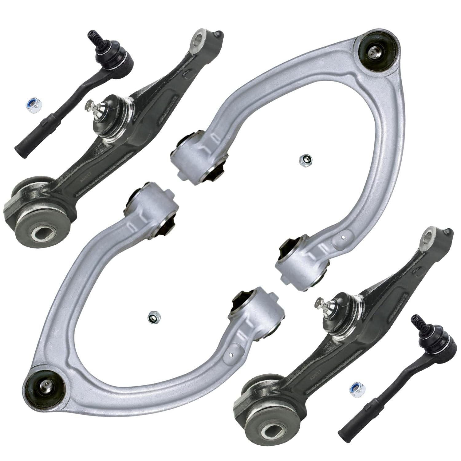Detroit Axle - Front End Control Arms Tie Rods for Mercedes-Benz CL500
