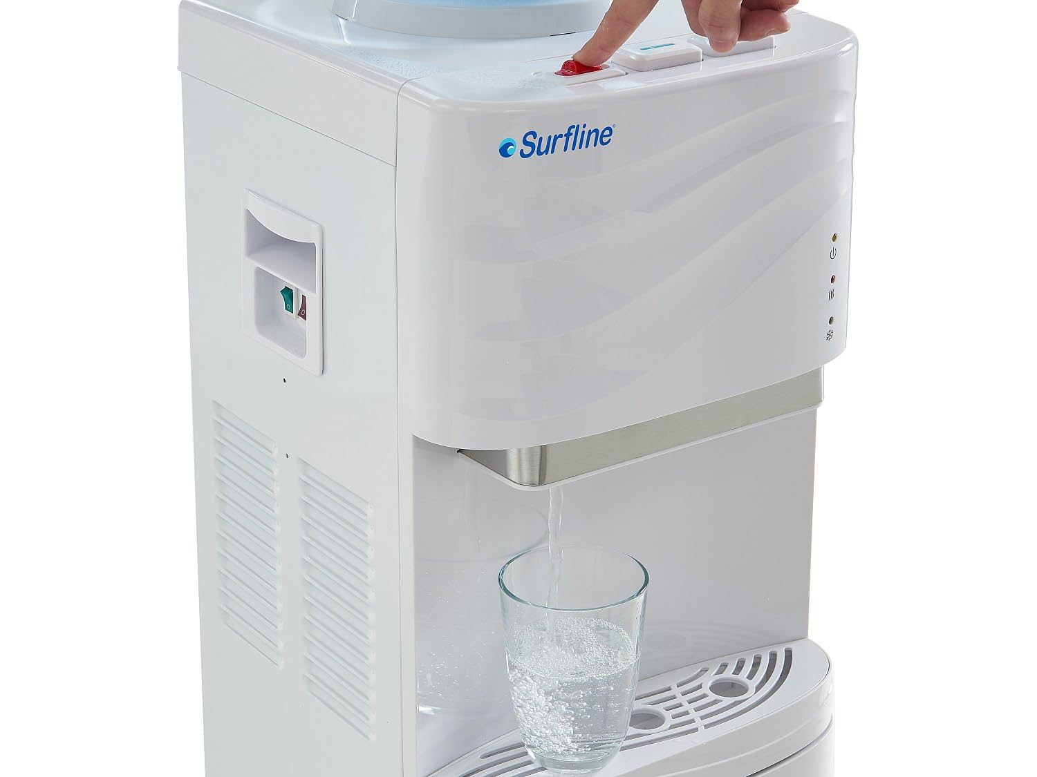 Vente-unique - Fontaine à Eau bonbonne - Eau Froide/Chaude - 11 /18L - Blanc - FORTEX