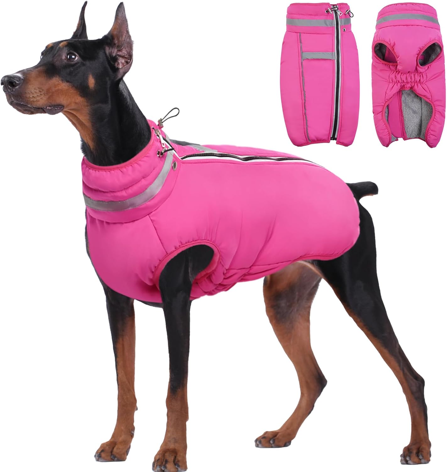 Kuoser Warmth Dog Coat, Winter Dog Jacket, Windproof Winter Dog Coat