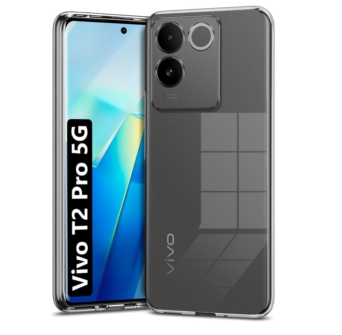 LITTRO Back Cover for Vivo T2 Pro 5G - Transparent, Silicone, Flexible, Shock Proof, Camera Bump Protection (B0D1NH2KLD) Amazon Price History, Amazon Price Tracker