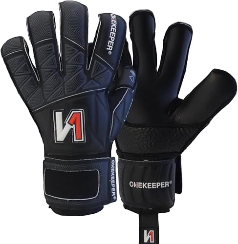 ONEKEEPER Vector Pupil especialmente diseñado para niños y jóvenes Guantes de portero de fútbol GK Látex robusto de 0.138in Corte de fusión Capa