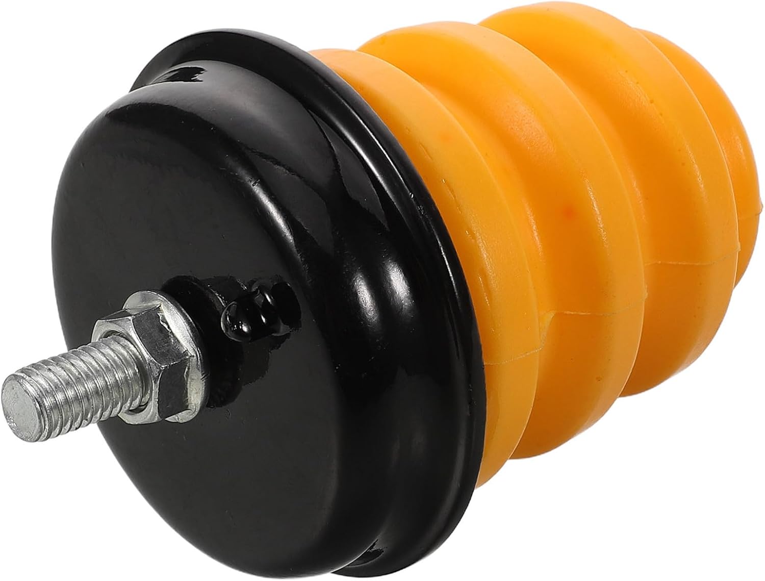 ORFOFE Rubber Rear Suspension Buffer for Car with Shock Absorption and Easy Installation, Yellow Rear Trailer Bumper Stopper Suitable for DIY Automotive Replacement Parts