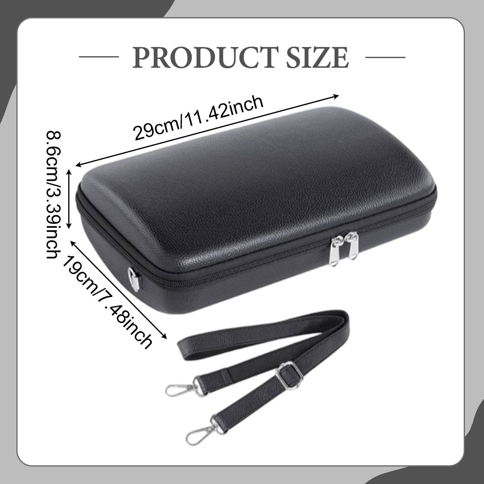 Clarinet Estuche Estuche Portátil para Caja de Almacenamiento Bolsa Protectora con Estructura Rígida Interior Suave Apto para, Azul Oscuro
