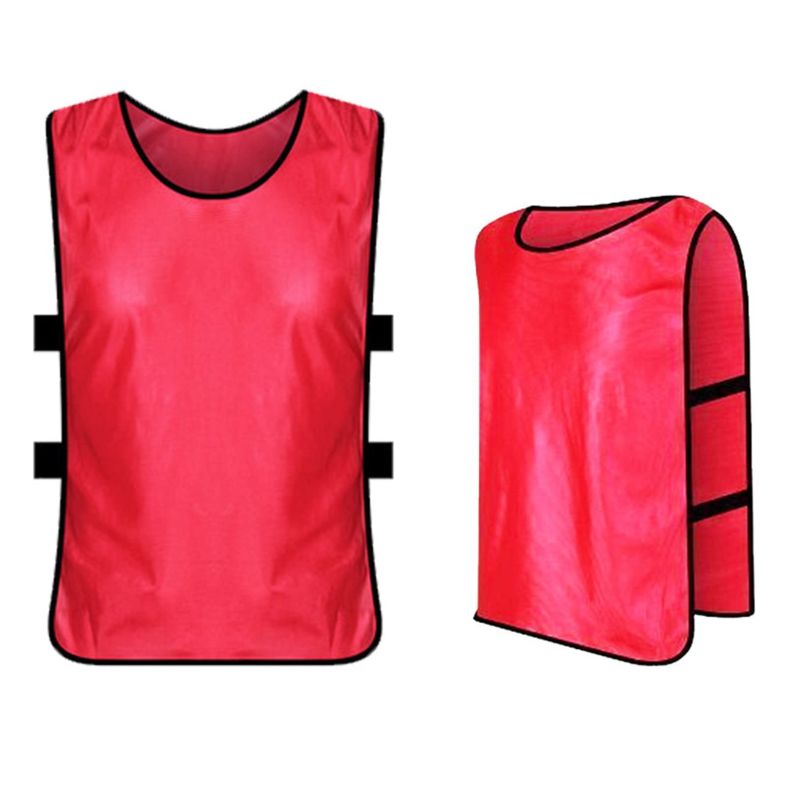Petos de Futbol para Adultos,Petos Deportivos,Baberos de fútbol/fútbol,Chaleco de Entrenamiento,Juego de 12,con Cintura elástica, Entrenamiento de Netball,Rugby o fútbol