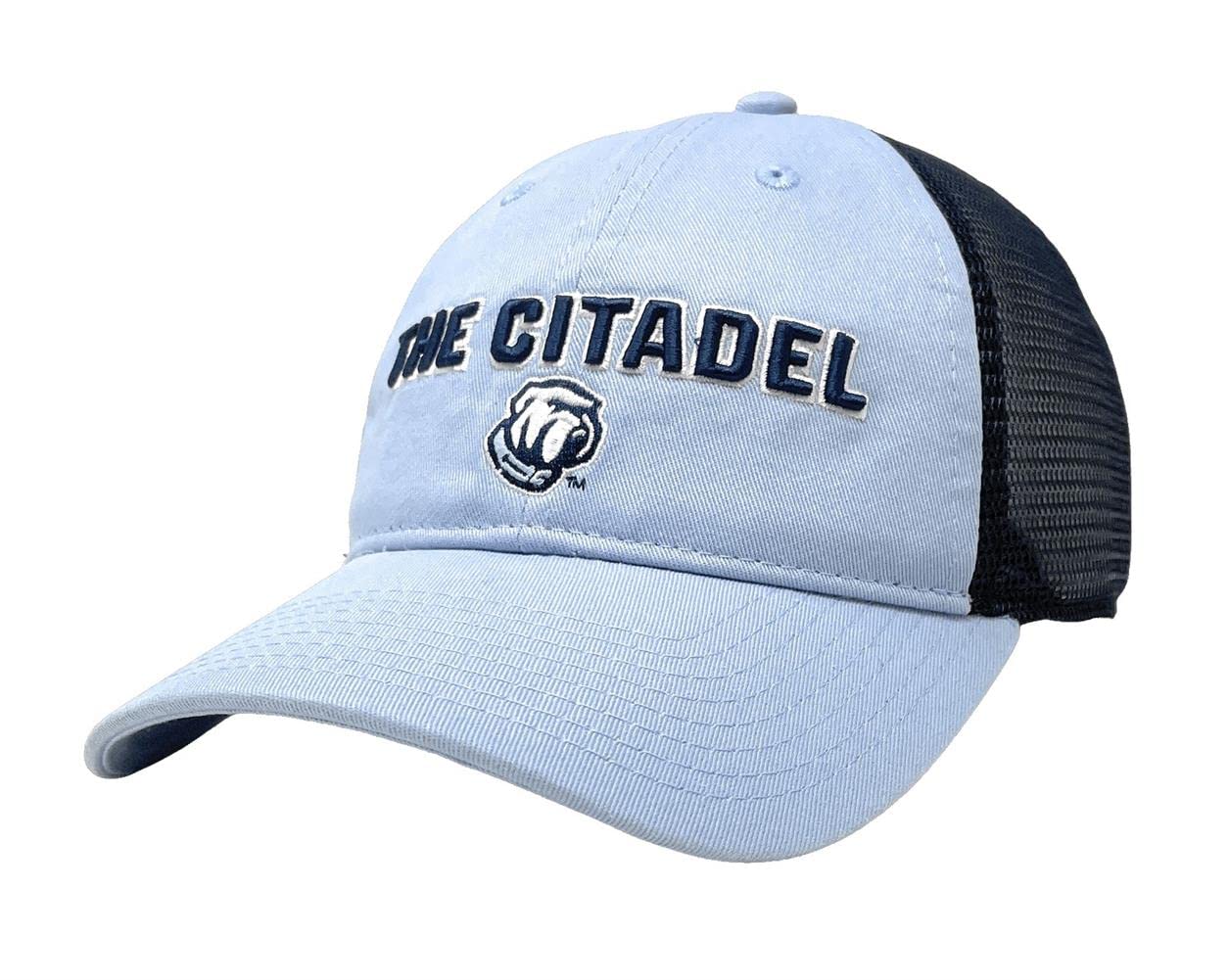 The GameMen's NCAA Trucker Hat Classic Relaxed Mesh Unisex College Trucker Cap Collegiate Mesh Trucker Hat for Men and Women