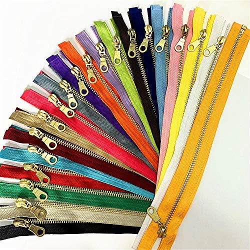 Lot De 10 Fermetures Éclair 20 Cm - Tirettes Incluses - Neutre