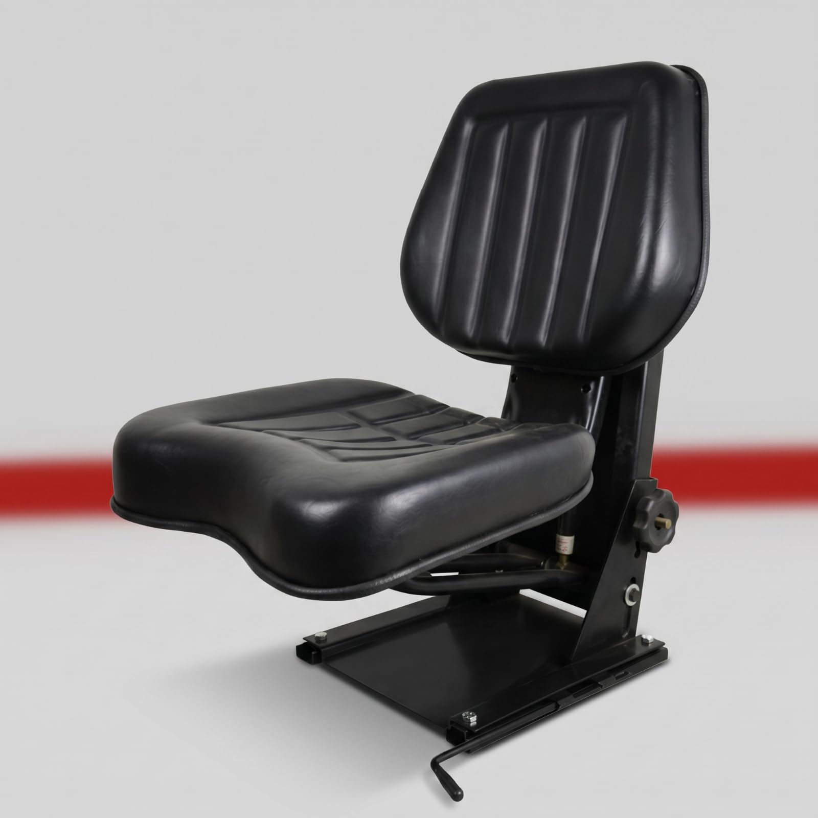 Asiento Suspensión con Respaldo Regulable Asiento con Suspensión Amortiguado para Agricultores