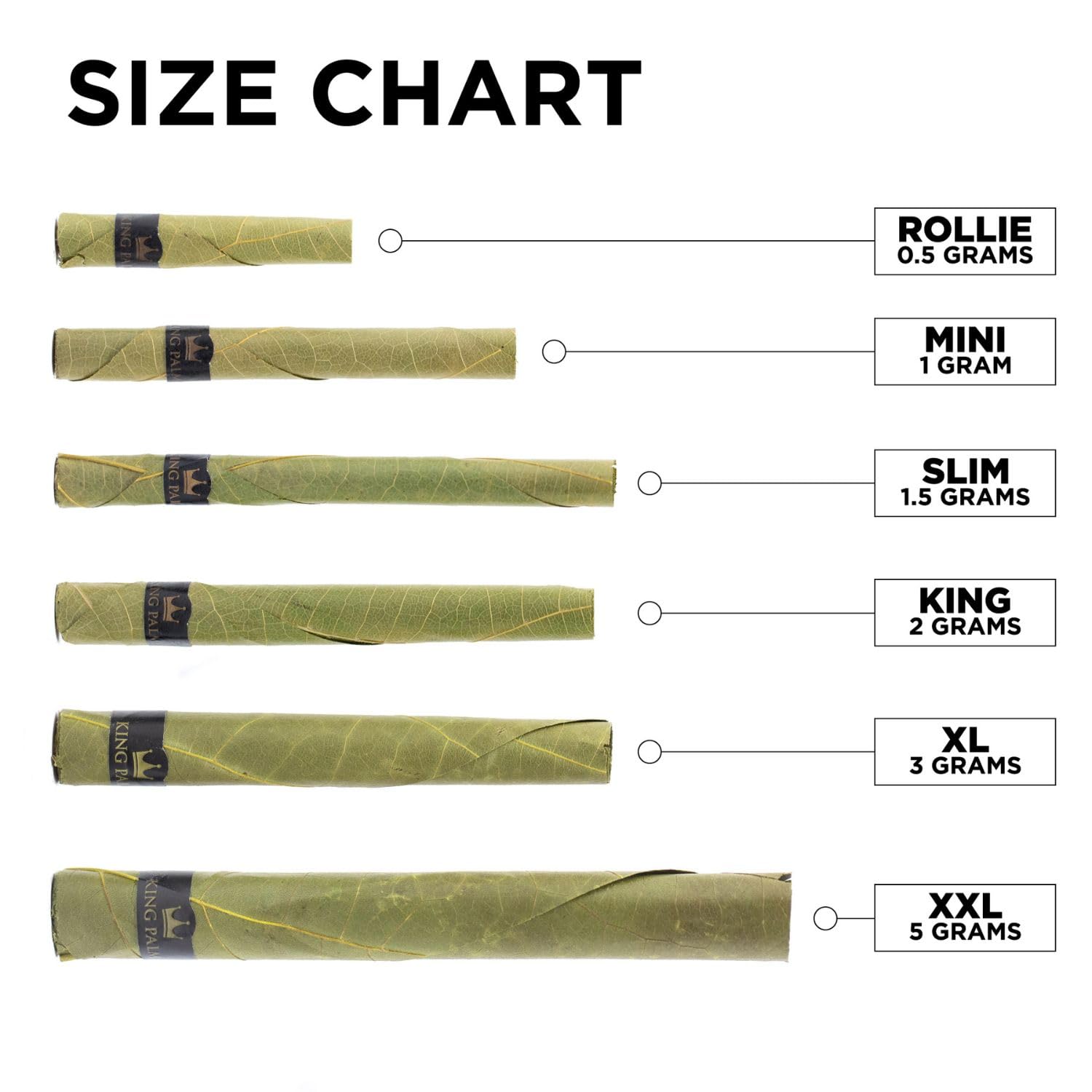 King Palm Mini Rolls Watermelon Wave (2 Stück)
