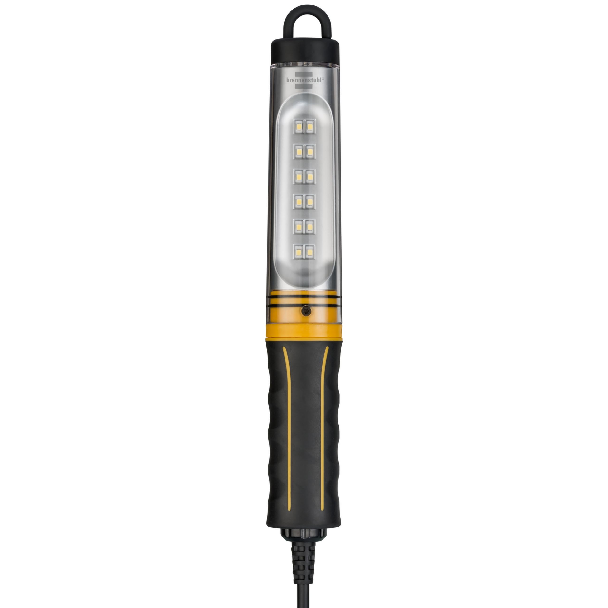 Brennenstuhl 12 x SMD LED lampa warsztatowa, 12 x SMD LED 570 lm, praktyczna i wytrzymała, lampa warsztatowa o klasie ochrony IP65 i IK07, kabel 5 m