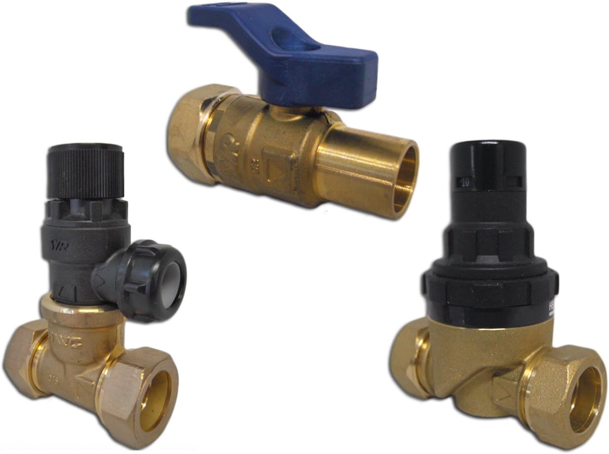 Heatrae Sadia 95605894 Megaflo/Megaflow Cold Water Inlet Combination Valve Kit