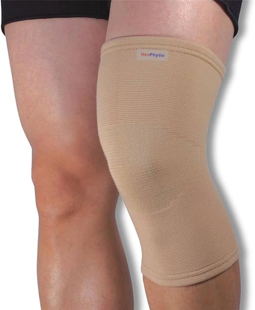 Amazon Medical Grade Elastic Compression Knee Support Beige Tubular