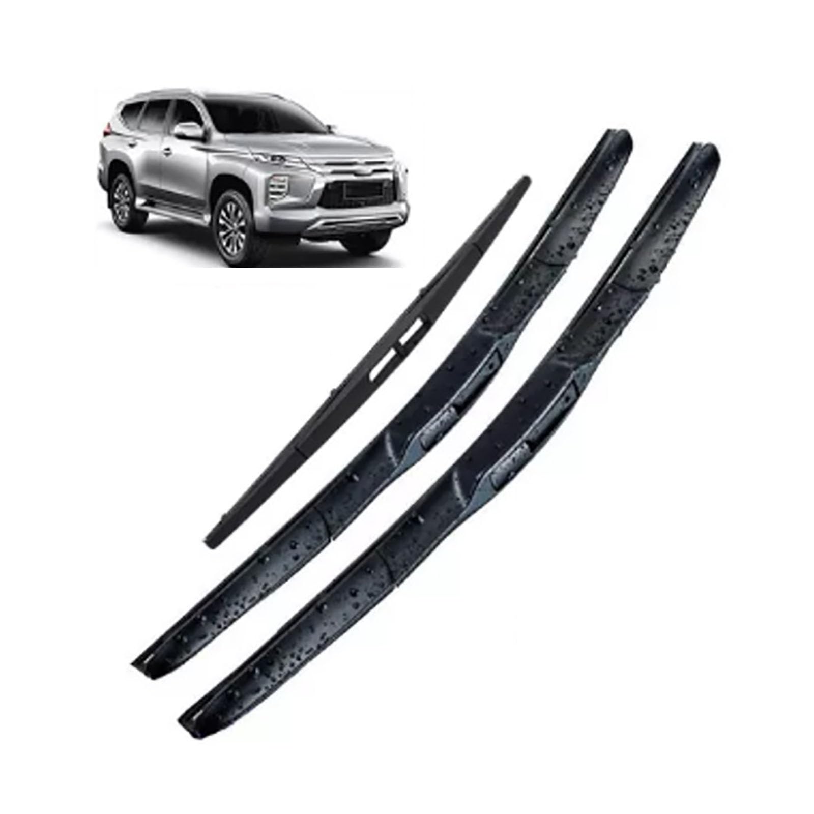 Balais d'essuie-glace durables et brosses de rechange fluides pour Montero Sport