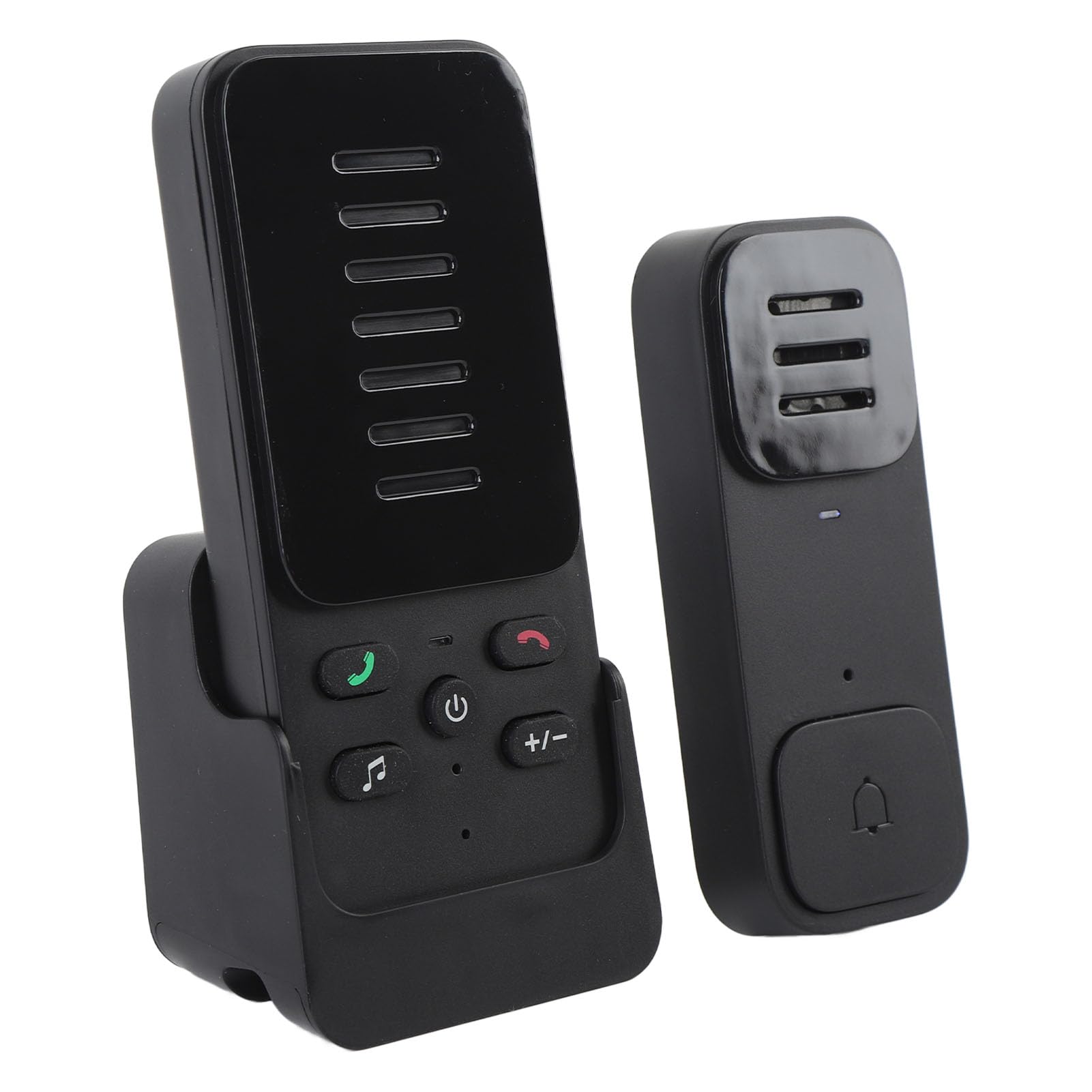 Puerto de Intercomunicador de Voz Inalámbrico para el Hogar, 2.4g WiFi Dúplex 2 Vías de Puerta Eléctrica de Voz con 300 M Rango 4 Niveles de Volumen, 800 MAh Batería Recargable
