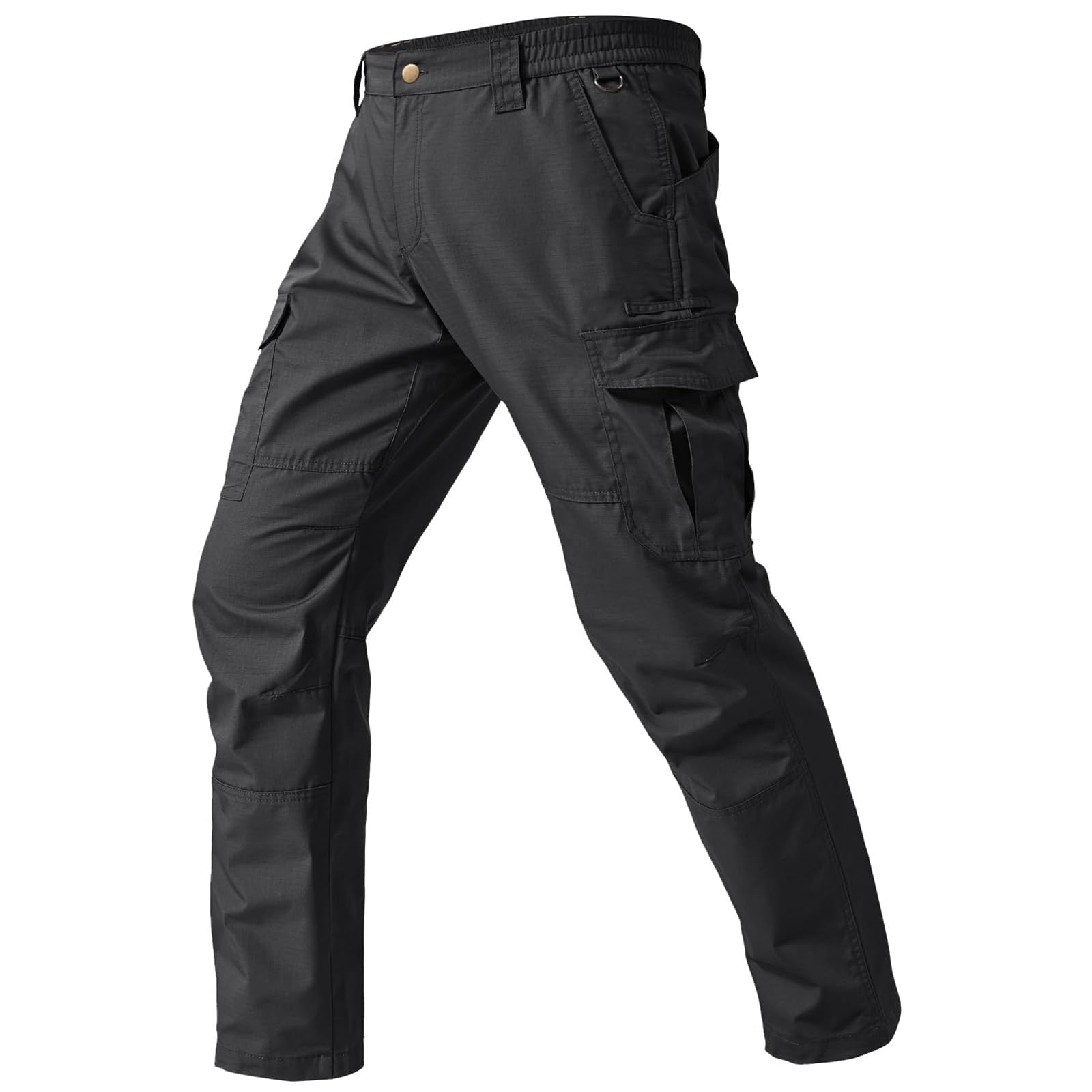 Mens Cargo Work Pants Tactical Construction for Men Ripstop Waterproof Lightweight Outdoor Hiking Pant with Pockets