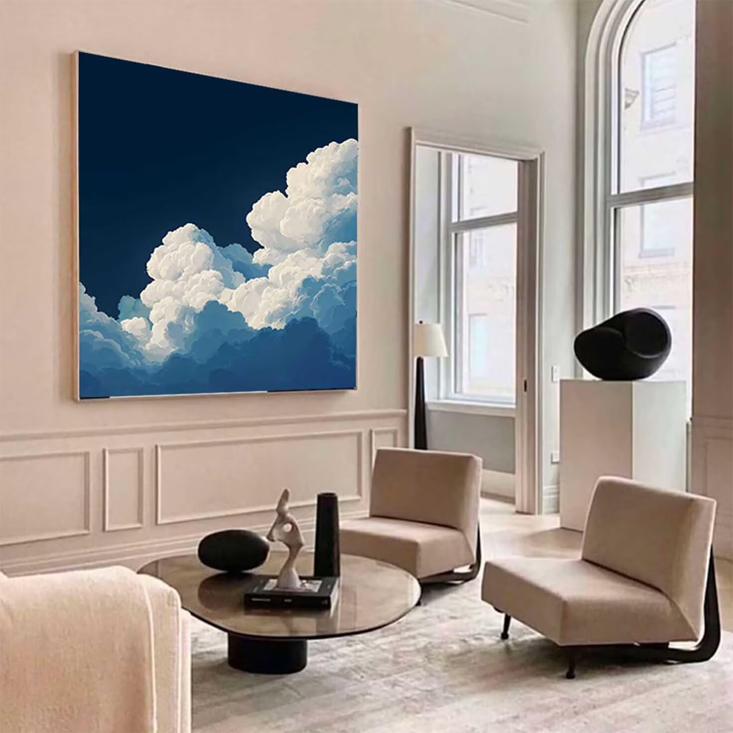 Zestawy artystyczne Sky Diamond dla dorosłych, malarstwo diamentowe, chmura, kryształ, zestawy artystyczne dla dorosłych, początkujących, DIY, 5D, pełne kwadratowe wiertło, klejnot, zestawy do haftu