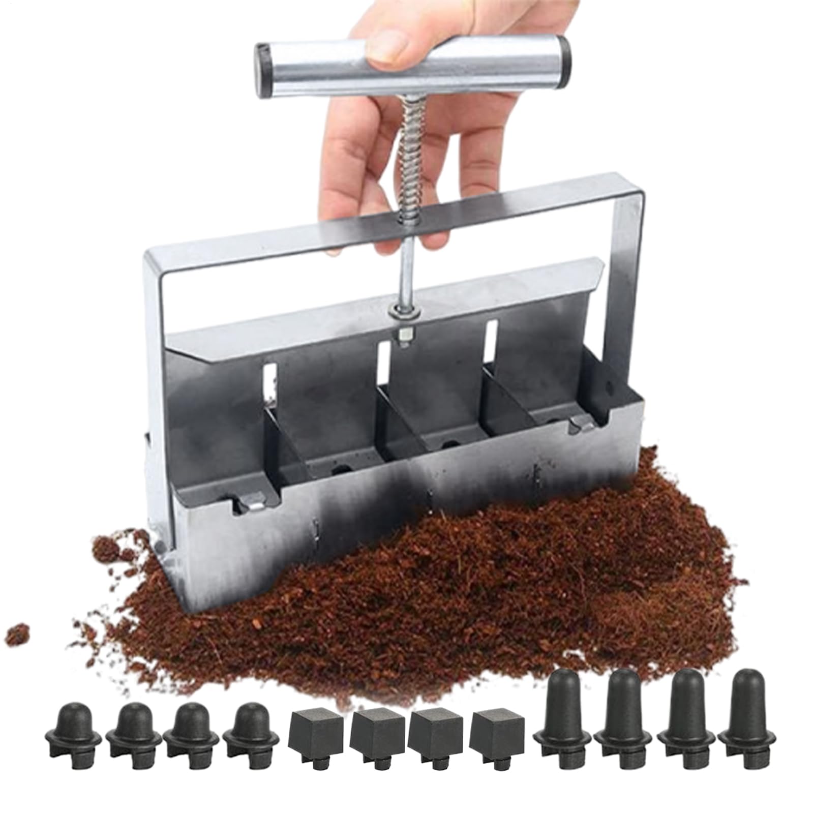 Bloker do Gleby Antypoślizgowa Pomoc do Siewu Ogrodniczego | Bloker Wysiewu Nasion Na Ogród Działkę Taras Balkon Trawnik Do Sałaty Kwiatów
