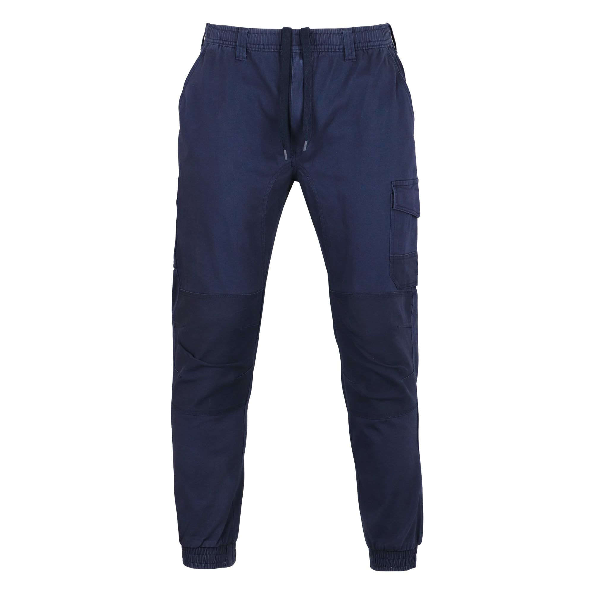 P-H Cargo Joggers Workwear for Men Elasticated Waist with Pull Cord Multiple Tools Pocket UK (UK, Waist & Inseam, 34, 29, Navy)