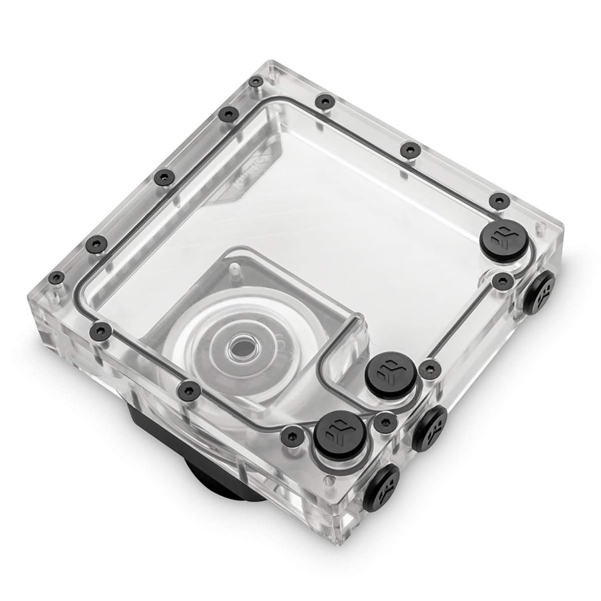 EK Quantum Kinetic 3 FLT 140 D5 PWM Pump/Reservoir Combo, D-RGB, Plexi, 146.5 x 143.5 x 86mm, Desktop