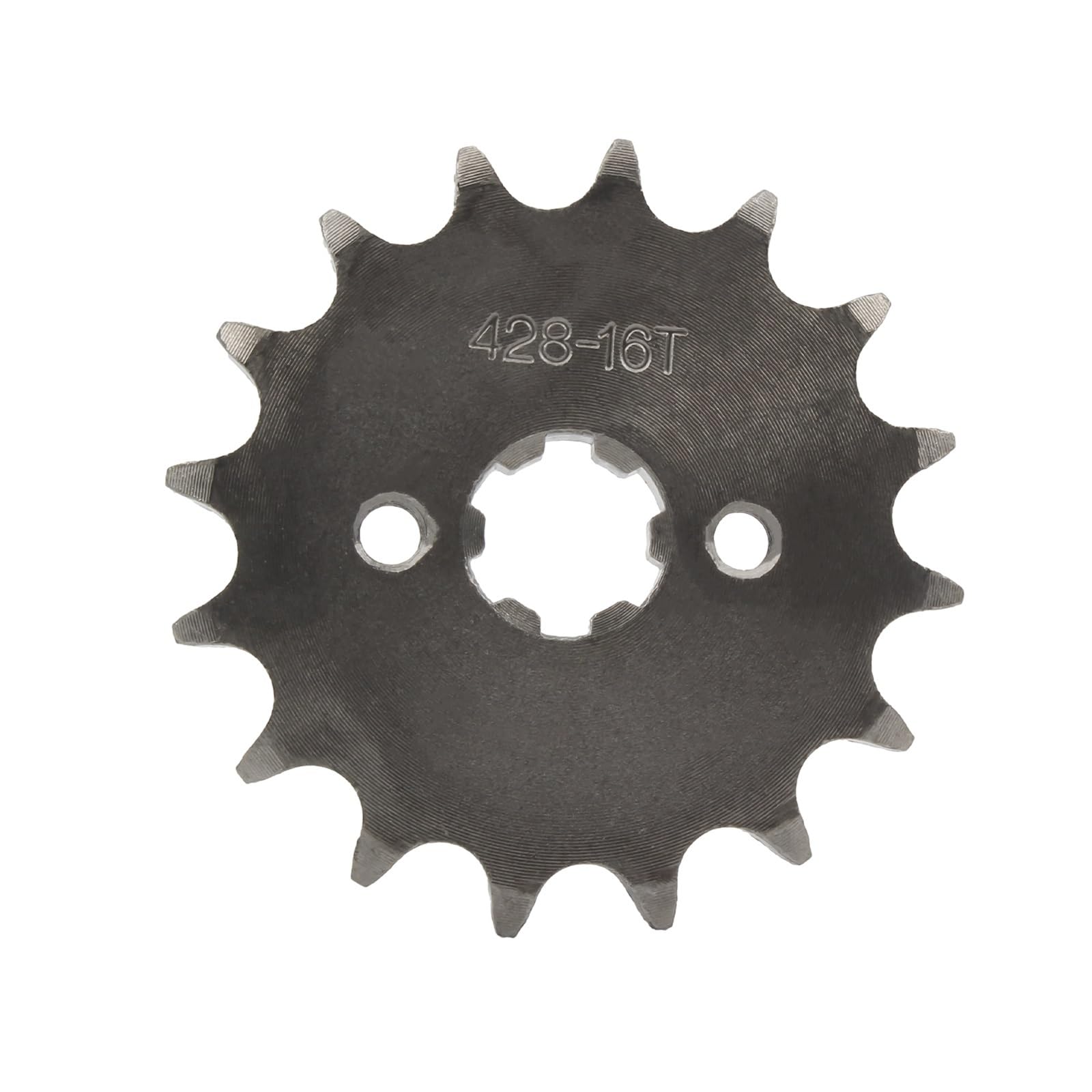 NKURTPC Motorcycle Sprocket 428 12T 13T 14T 15T 16T 17T 17mm Motorcycle Front Engine Sprocket With Retainer Plate Locker For ATV Dirt Bike(16T)