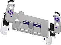 Vista 4 de eXtremeRate - Placa trasera para Nintendo Switch Console NS Joycon con carcasa de mando de mano con botones de juego completo carcasa de repuesto