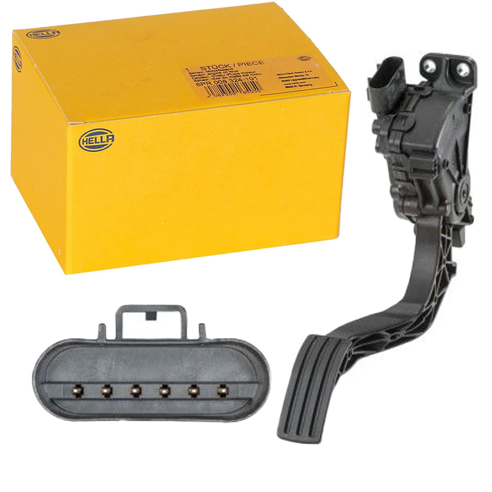HELLA 6PV 010 946-151 Sensor, posición pedal - para vehic. dirección izquierda - Caja de cambios manual