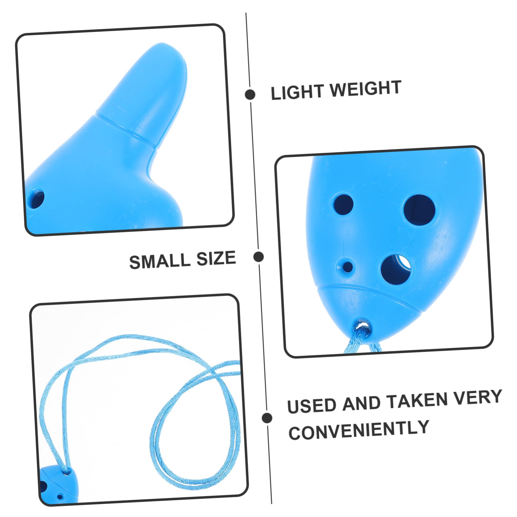 FUNOMOCYA Mini Ocarina Instrument Set Hole Traditional Musical Boys and Girls Beginners Musicians