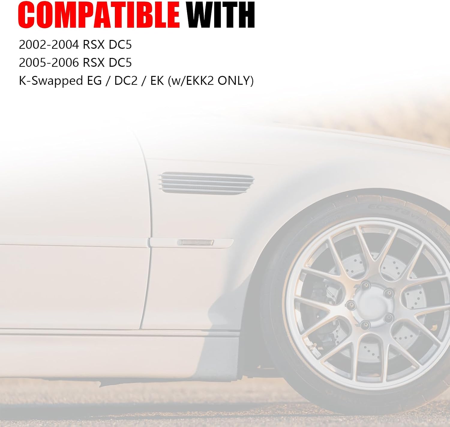 High-Pressure Power Steering Line Kit Compatible with 2002-2006 Acura RSX DC5 & K-Swapped Honda Civic EG/EK/Integra DC2