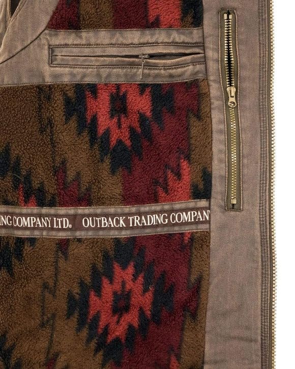 Image of Outback Trading Company Men's Landsman Insulated Warming Casual Water-resistant Canyonland Outerwear Western Vest