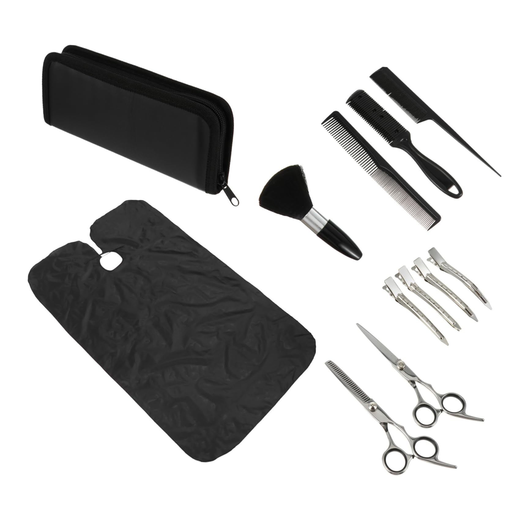 SHERCHPRY 1Set Professional Haircut Scissors Kit Household Scissors for Home Salon Hairdressing Tools Thinning Shears Safe