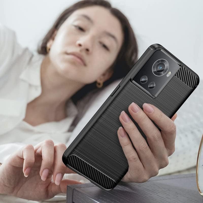 Image of Hybrid Carbon Fiber Back Case for OnePlus 10R (Black)